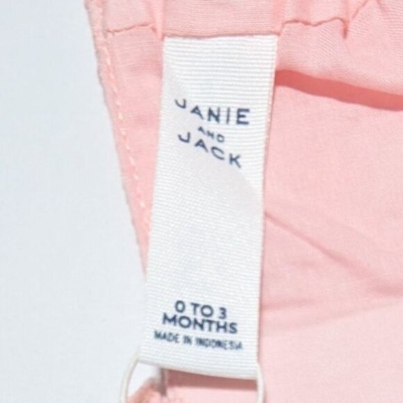 Janie And Jack Eyelet Bonnet and Socks Baby 0-3 Months Prairie Floral Cotton - Picture 5 of 8